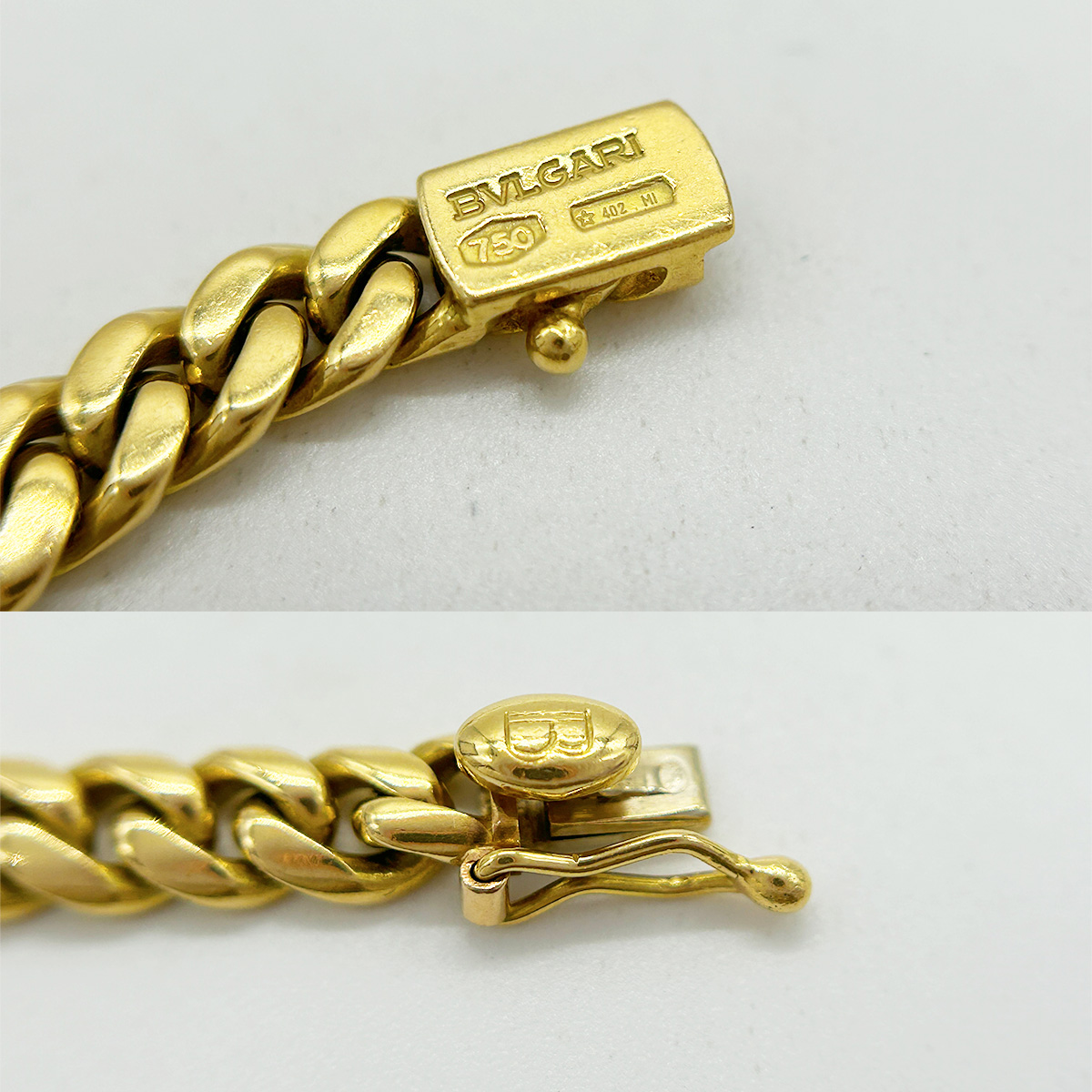ブルガリ BVLGARI ネックレス サファイア ルビー ダイヤモンド YG チェーン長さ約41cm 宝石 【中古】10003841