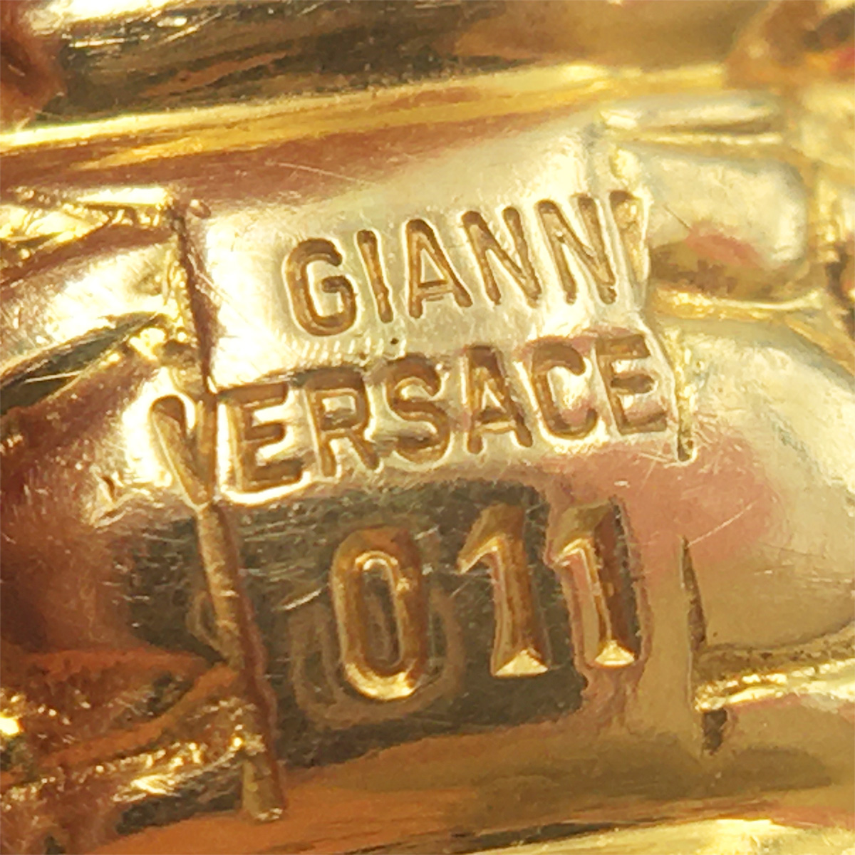 ジャンニヴェルサーチ GIANN VERSACE リング YG 7号 #48 【中古】10005896